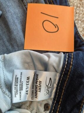 Silver Jeans Avery Ankle Skinny Jeans - Indigo Blue